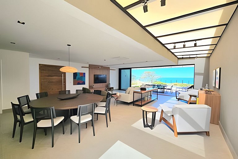 Casa Pé na Areia em Maresias | 4 Suítes e Piscina Privada