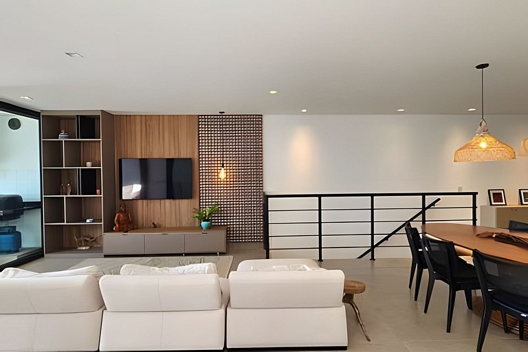 Casa 4 Suítes em Camburi | Piscina com Vista para o Mar