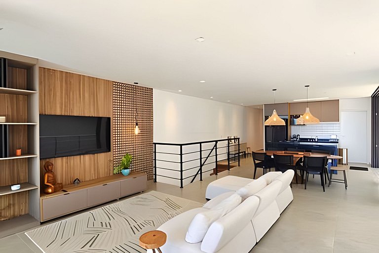 Casa 4 Suítes em Camburi | Piscina com Vista para o Mar