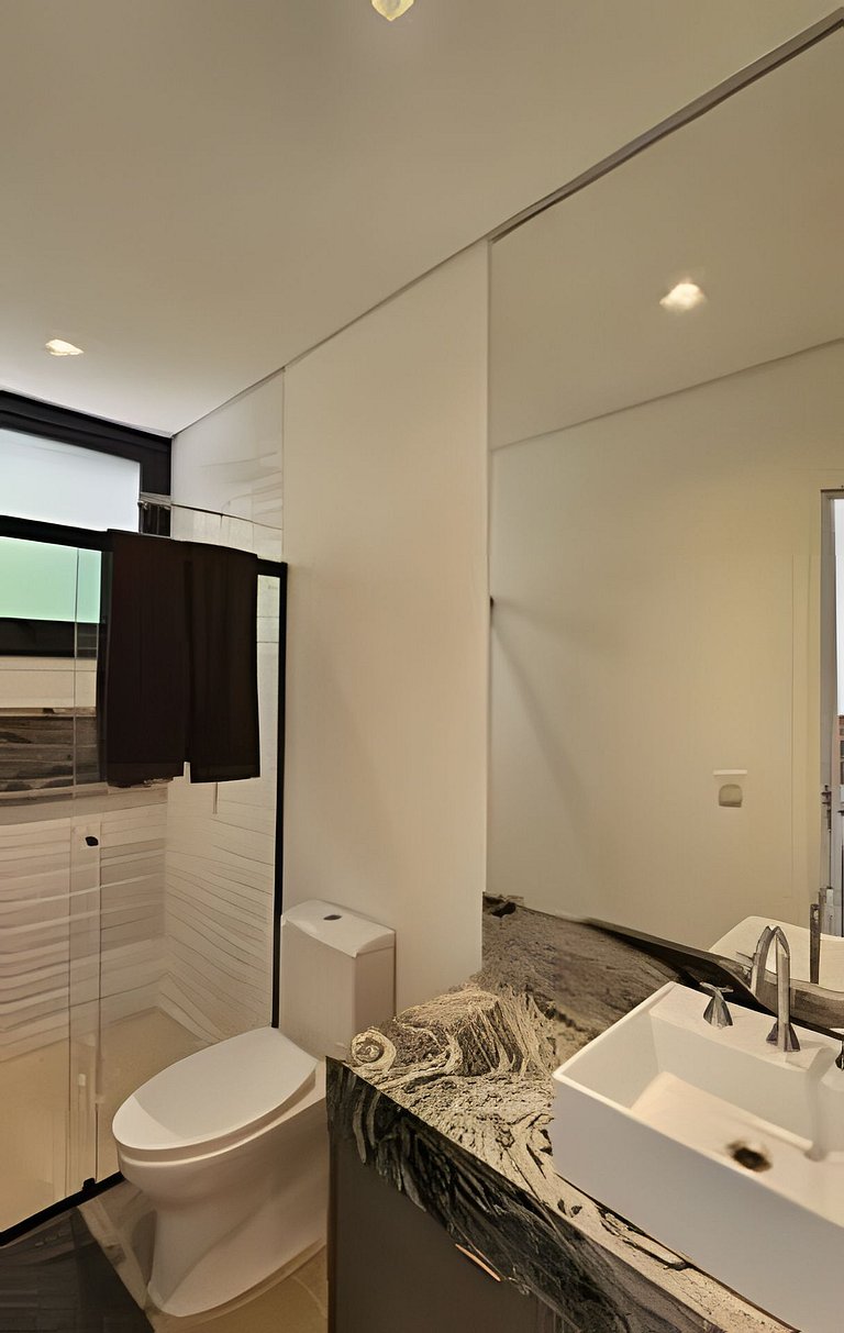 Casa 4 Suítes em Camburi | Piscina com Vista para o Mar