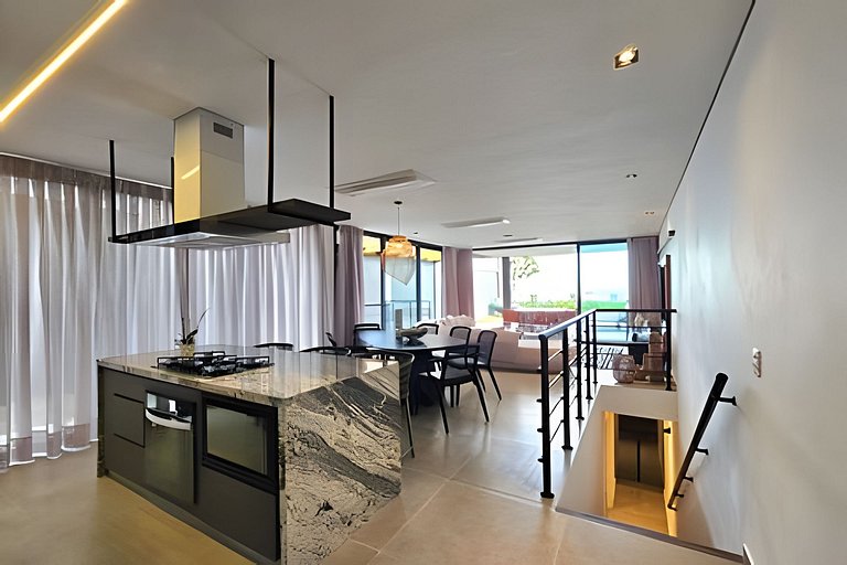 Refúgio Vista Mar Camburi | Casa de Luxo com Jacuzzi