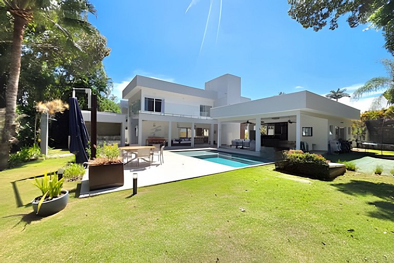 Casa 5 Qts na Reserva Guaratuba | Piscina, Sauna & Ar