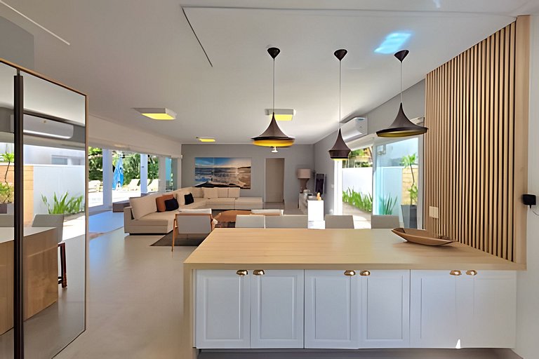 Casa 5 Qts na Reserva Guaratuba | Piscina, Sauna & Ar