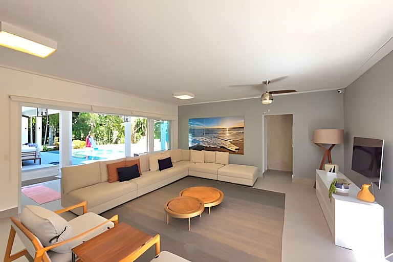 Casa 5 Qts na Reserva Guaratuba | Piscina, Sauna & Ar