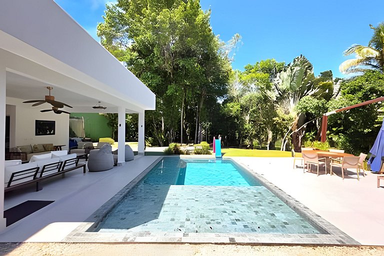 Casa 5 Qts na Reserva Guaratuba | Piscina, Sauna & Ar