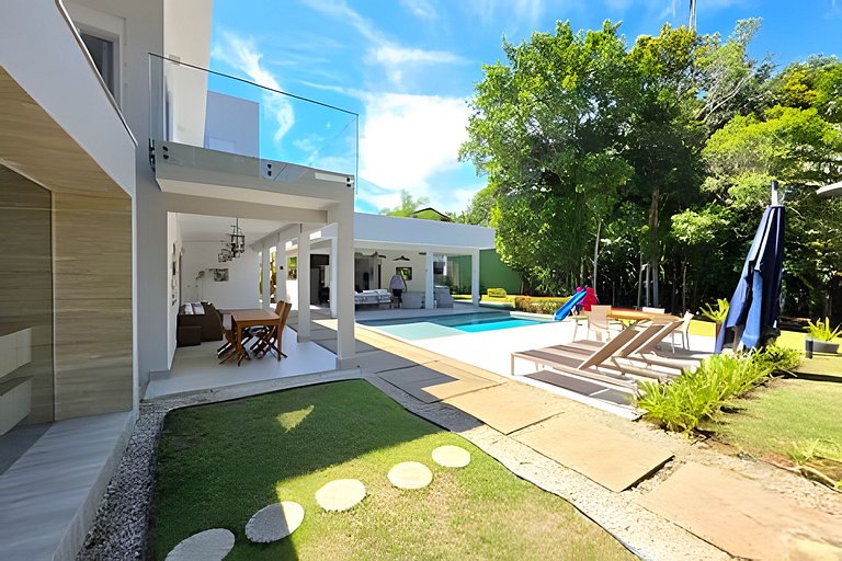 Casa 5 Qts na Reserva Guaratuba | Piscina, Sauna & Ar