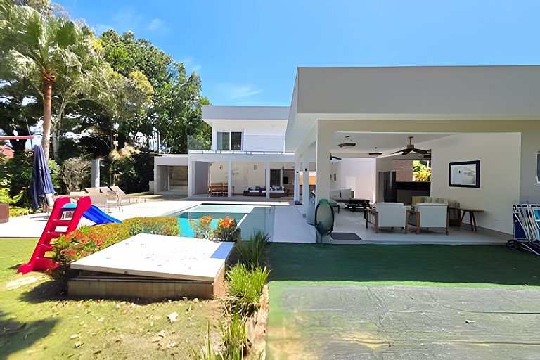 Casa 5 Qts na Reserva Guaratuba | Piscina, Sauna & Ar