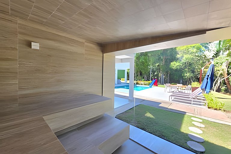 Casa 5 Qts na Reserva Guaratuba | Piscina, Sauna & Ar