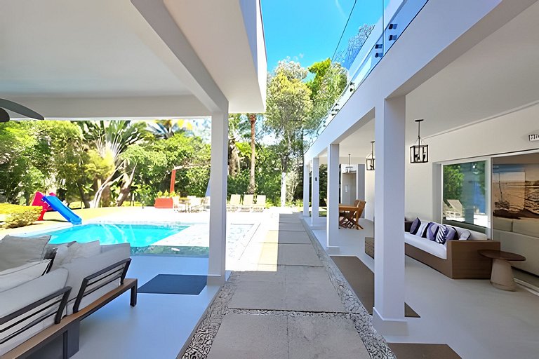 Casa 5 Qts na Reserva Guaratuba | Piscina, Sauna & Ar