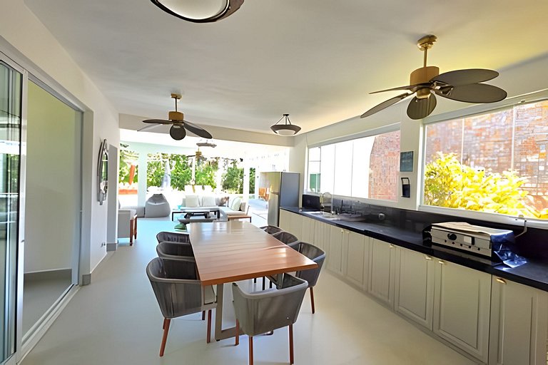 Casa 5 Qts na Reserva Guaratuba | Piscina, Sauna & Ar