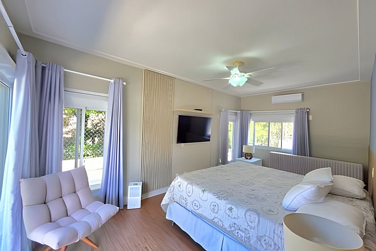 Casa 5 Qts na Reserva Guaratuba | Piscina, Sauna & Ar