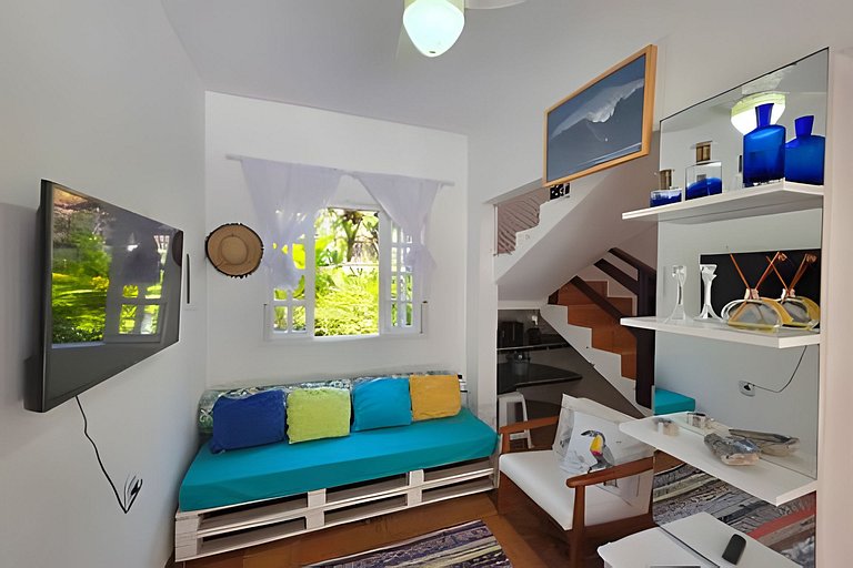 Casa Pé na Areia c/ Piscina em Guaratuba p/ até 10 Pessoas