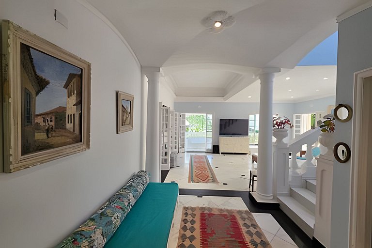 Casa Colonial Frente Mar em Guaratuba | Gramado e Quiosque