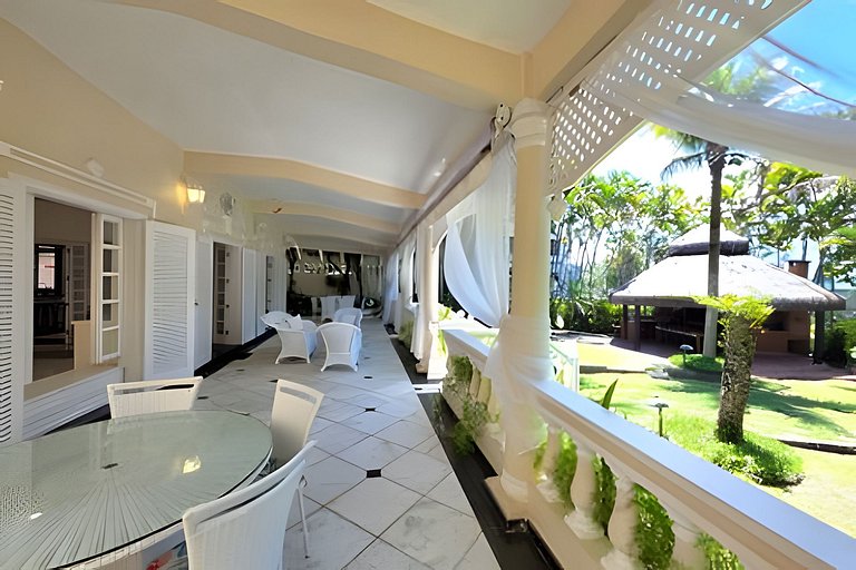 Casa Colonial Frente Mar em Guaratuba | Gramado e Quiosque