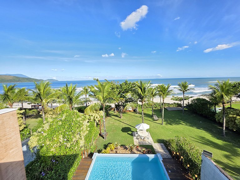 Maresias: Viva o Sonho - Casa Pé na Areia Exclusiva no Condo