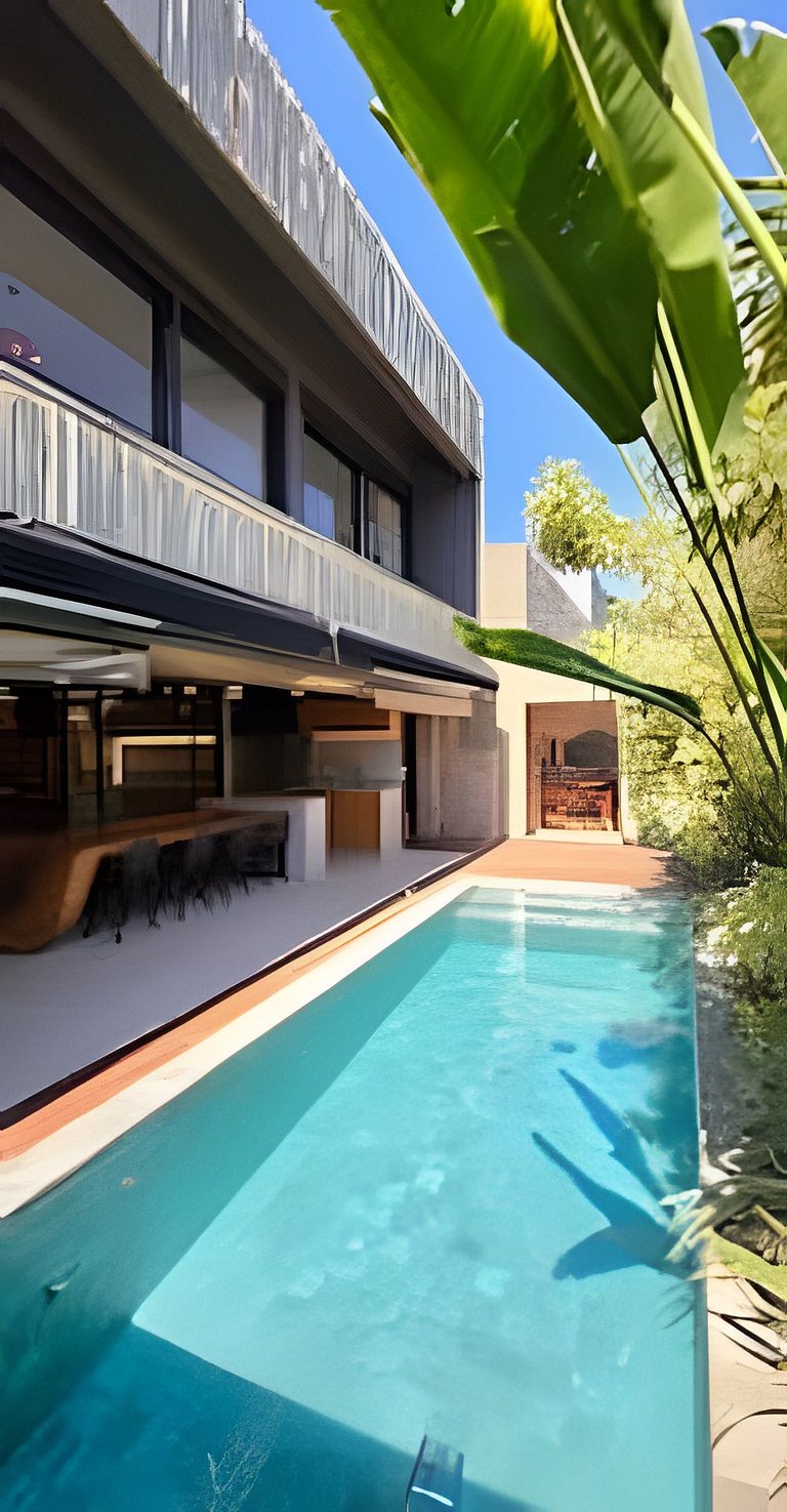 Camburi Decorada em Condomínio Pé na Areia