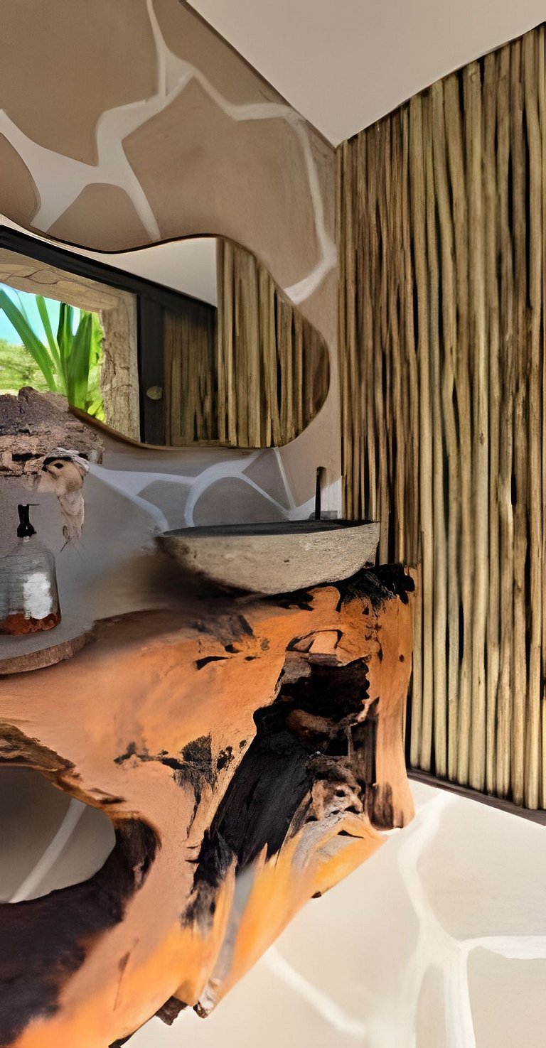 Camburi Decorada em Condomínio Pé na Areia