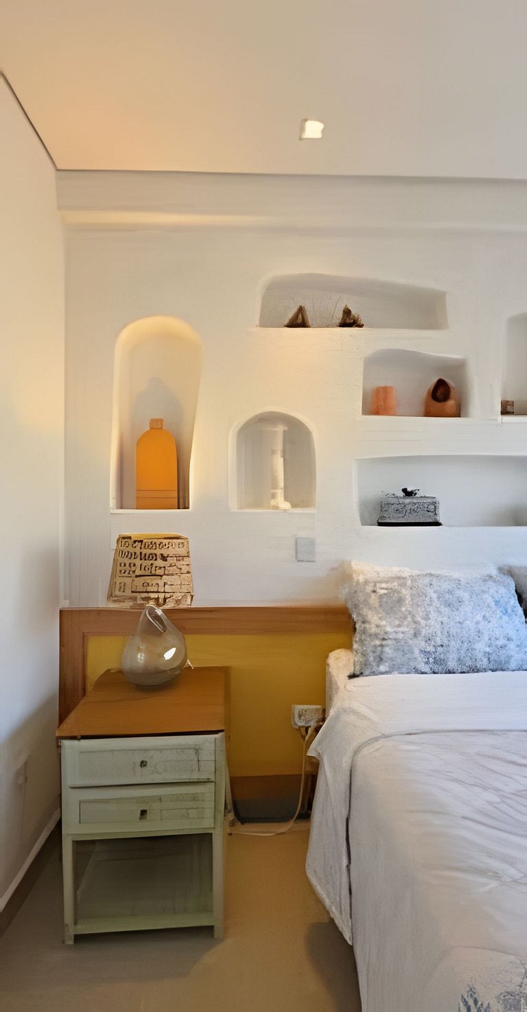 Camburi Decorada em Condomínio Pé na Areia