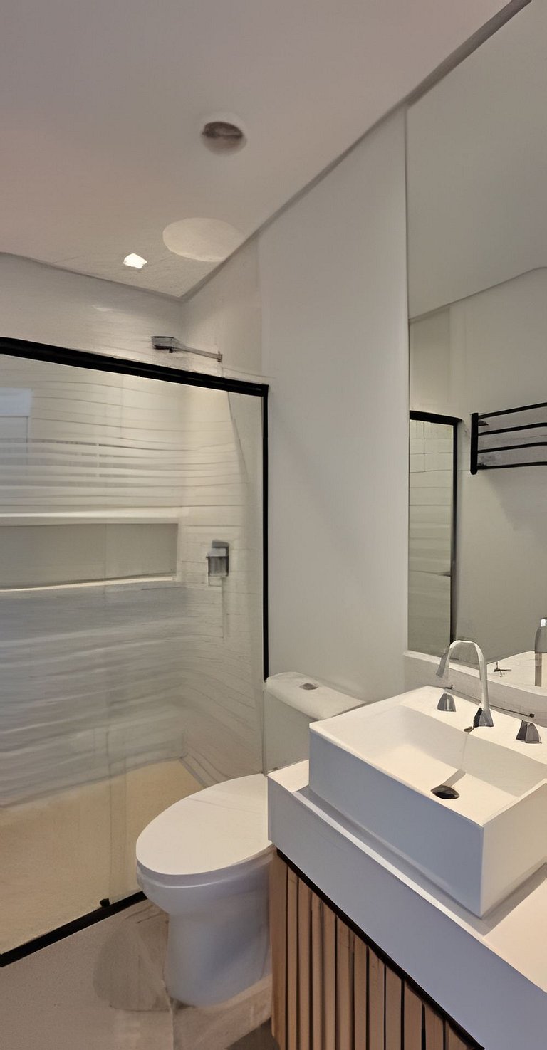 Camburi Decorada em Condomínio Pé na Areia