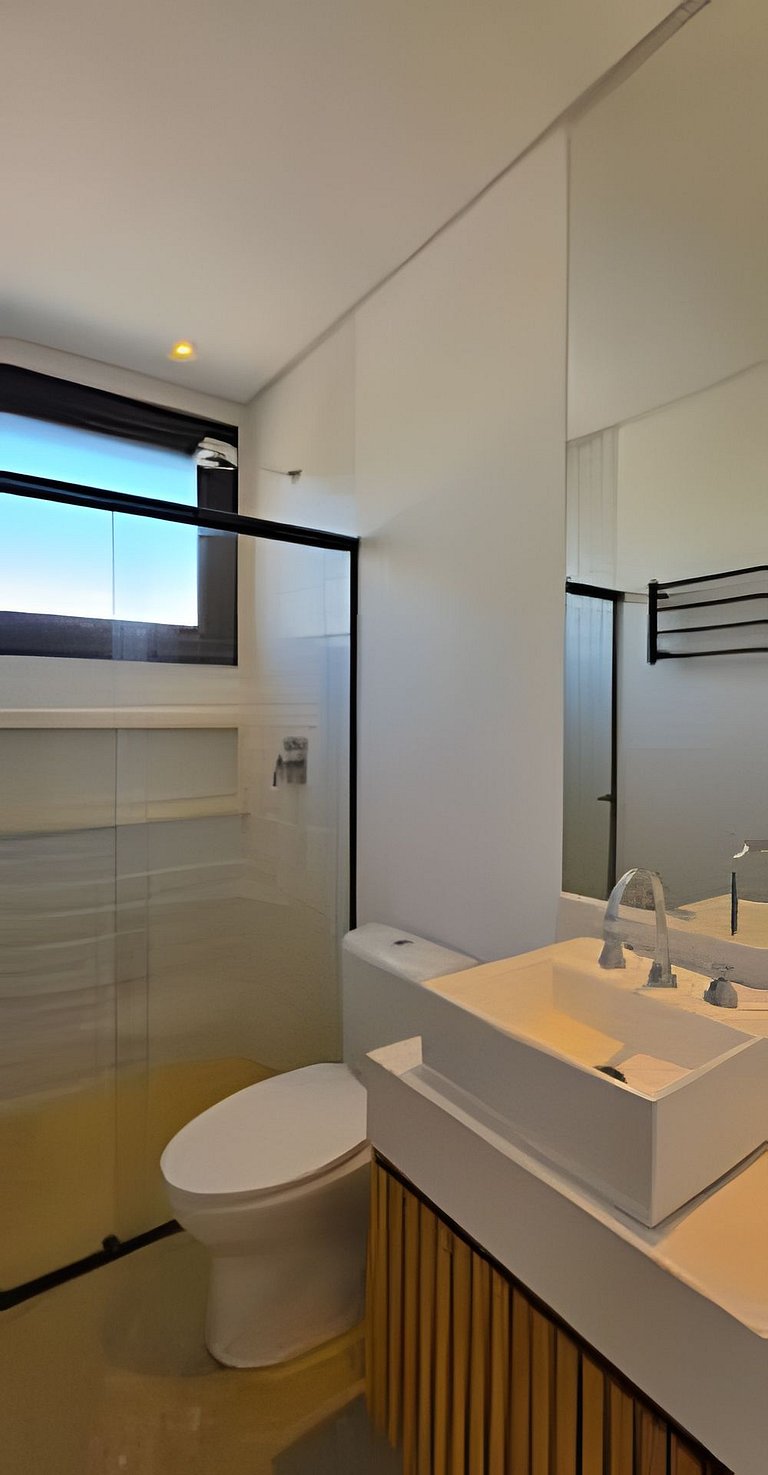 Camburi Decorada em Condomínio Pé na Areia