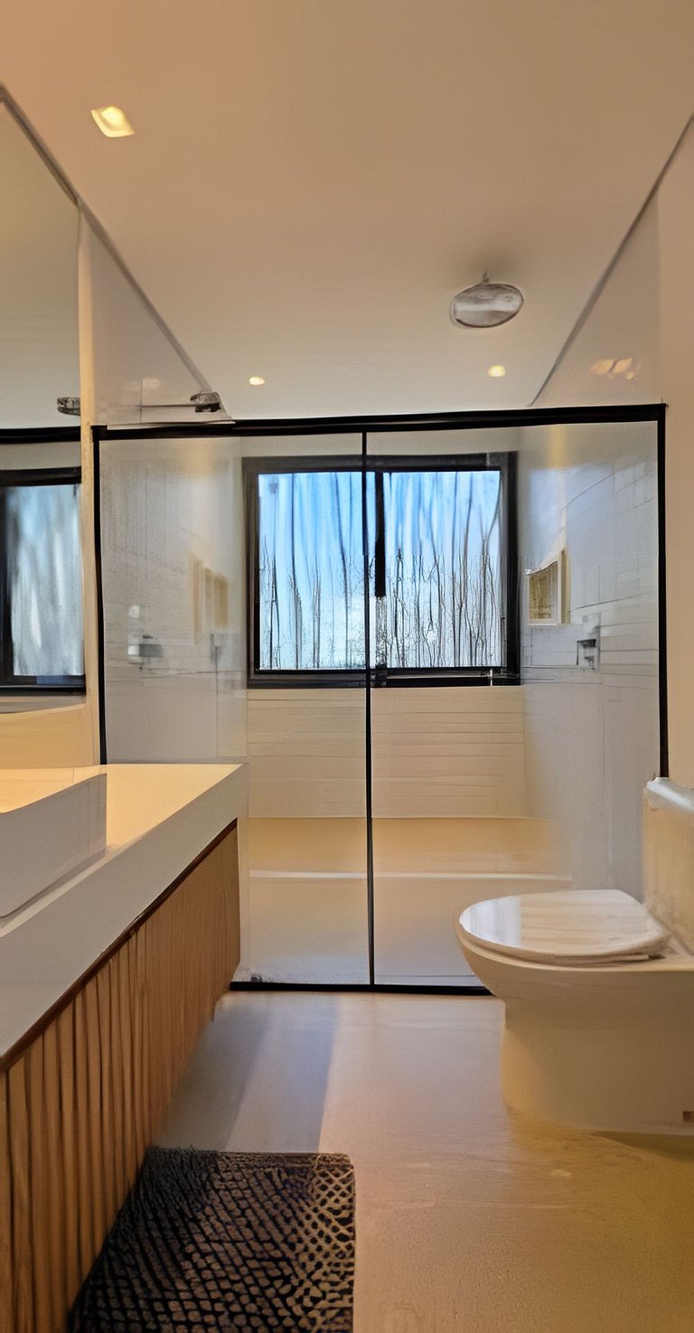 Camburi Decorada em Condomínio Pé na Areia