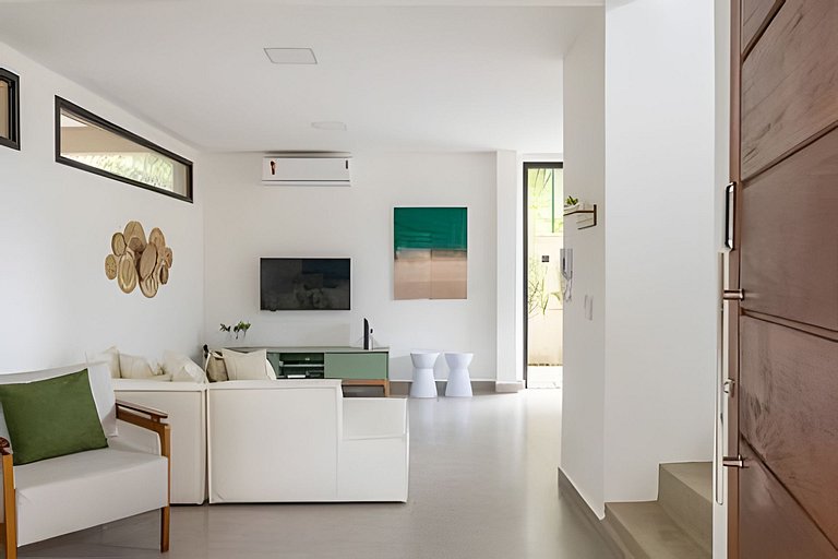 Casa Camburi IIII em condomínio 350m do mar