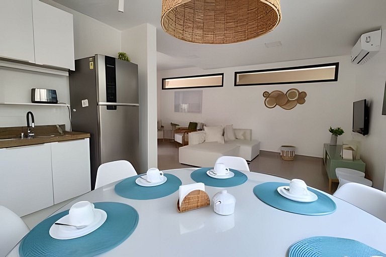 Casa Camburi II em condomínio 350m do mar