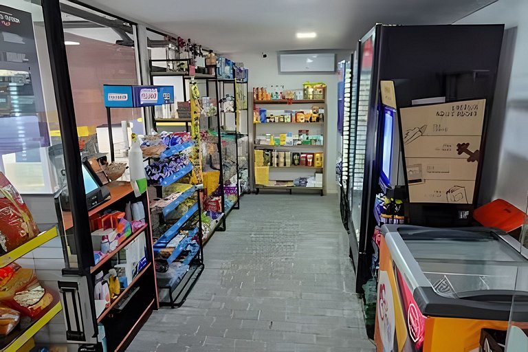 Apto varanda gourmet vista mar e serra. Ar cond.