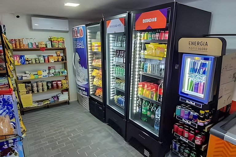 Apto varanda gourmet vista mar e serra. Ar cond.