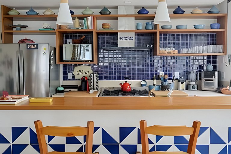 CasaMar: Pé na areia em Camburi